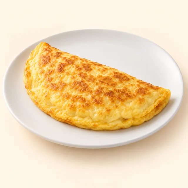 Omelete dobrada — imagem ilustrativa